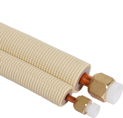 Insulation pipe wall thickness:  8mm + 10mm